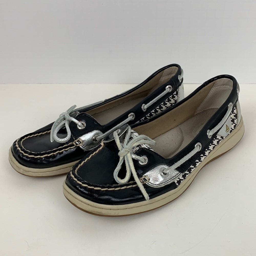 Sperry Top-Sider Shoe Angelfish Houndstooth  7.5